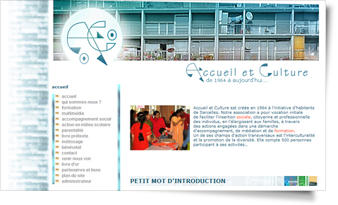 ste de l'association accueil et culture