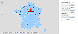 Carte de France interactive Carte de France interactive