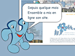 Carton d'invitation pour la cr�tion du site
